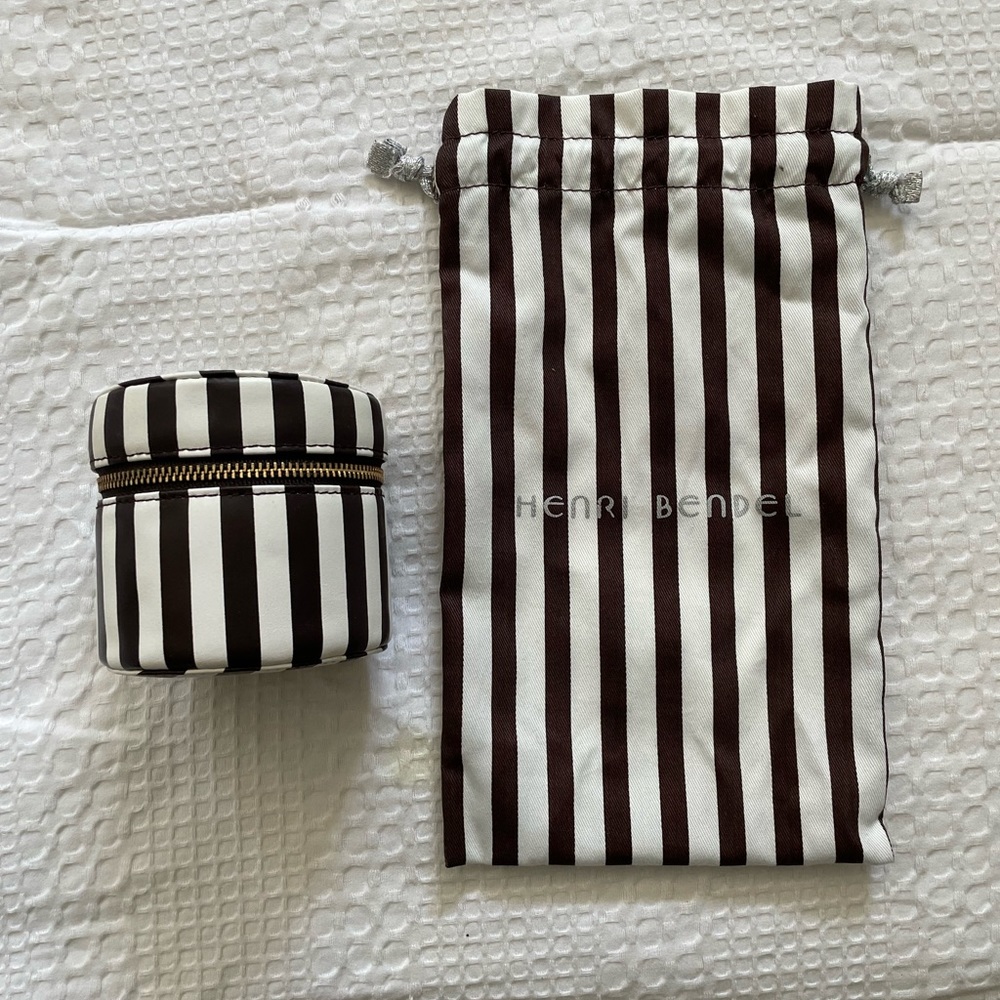 Henri Bendel Striped Travel Jewelry Box